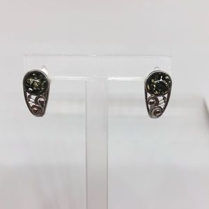 Amber earrings (AB11)
